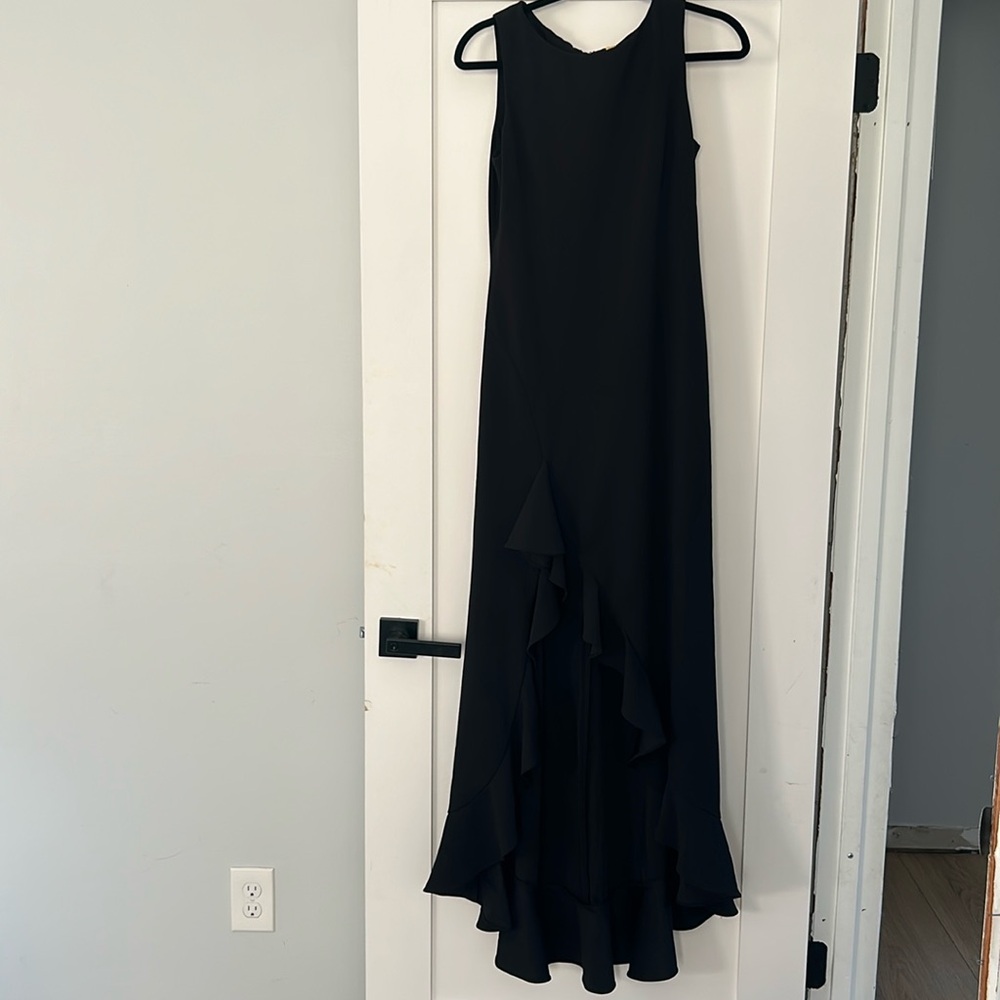 Calvin Klein Black floor length formal black dress